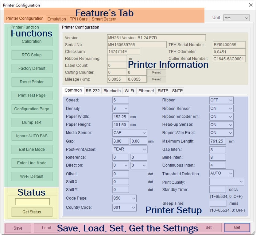 TSC Console-configuration